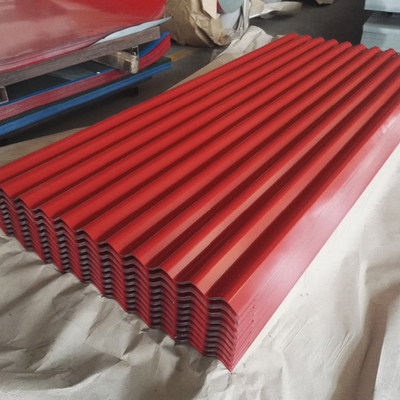 Ppgiの鋼鉄波形の屋根ふきは600mm電流を通された亜鉛を広げる