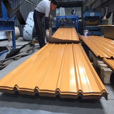 Ppgiの鋼鉄波形の屋根ふきは600mm電流を通された亜鉛を広げる