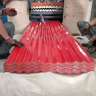 Ppgiに屋根を付ける色はシート1.2MMの金属の最低のスパンコールを波形を付けた
