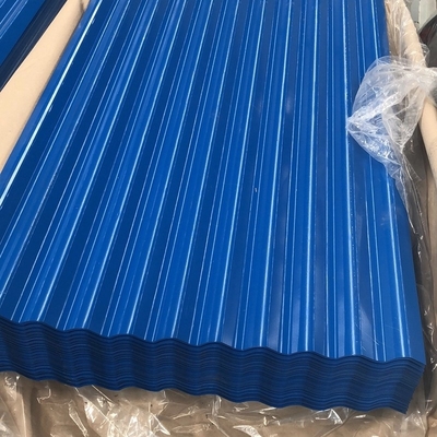 Ppgiは鋼鉄屋根を付けるシート多彩な0.4mmの金属を波形を付けた