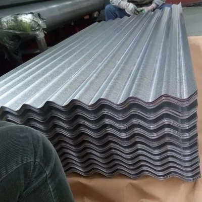 波形を付けられる電流を通された鋼鉄屋根を付けるシート0.14MMは熱い浸された鉄に金属をかぶせる